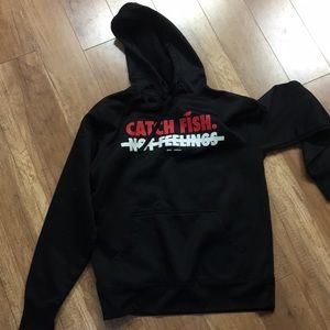 Catch fish not feelings hoodie